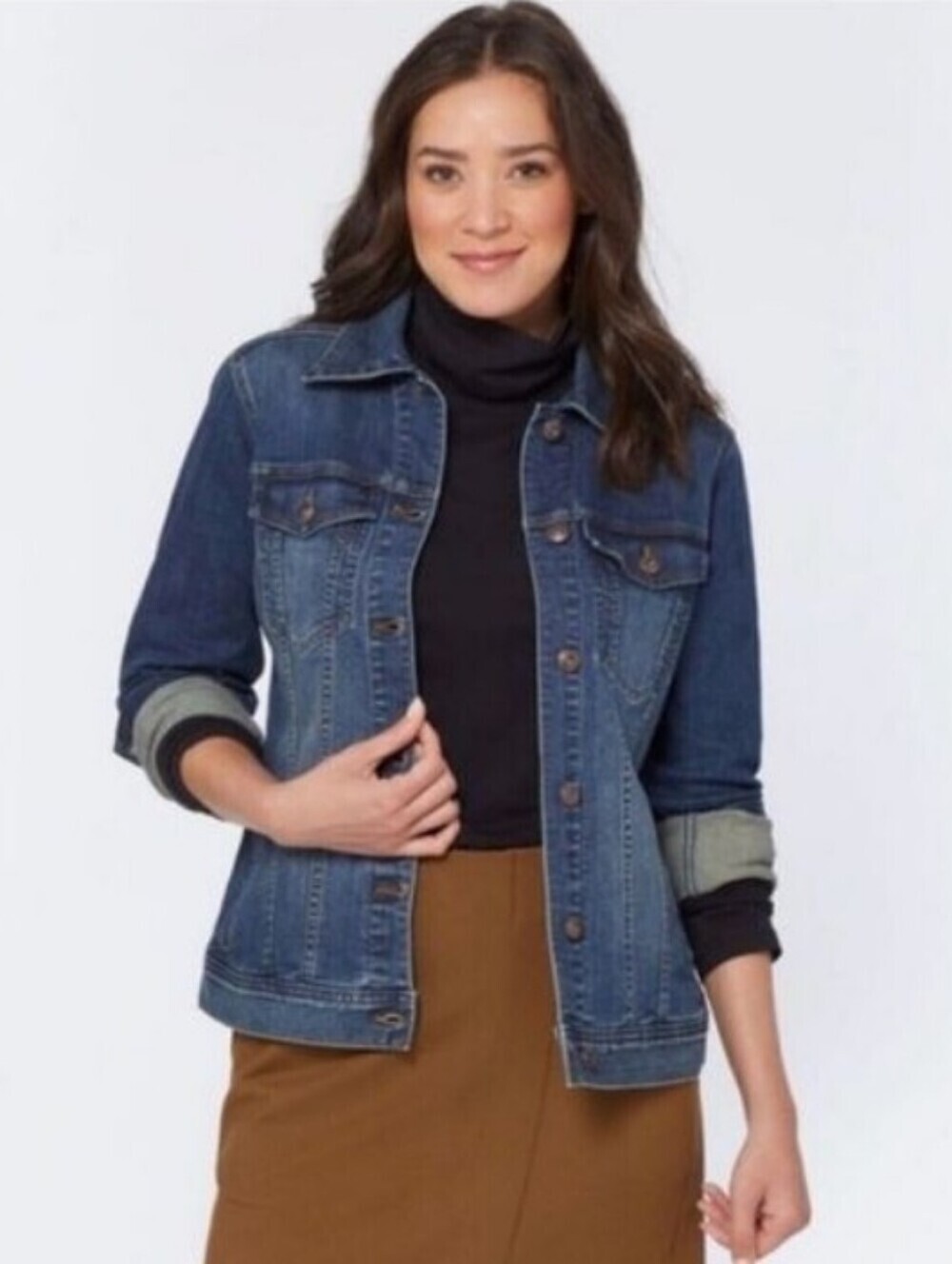 Duluth Trading Women's Daily Denim Jacket Medium Wash Size XS